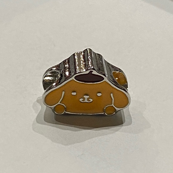 NEW•PomPomPurin silver/enamel DIY charm - Picture 2 of 8